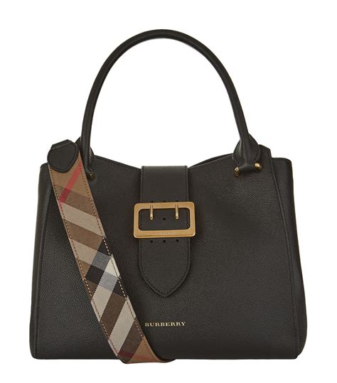 burberry handbags black leather